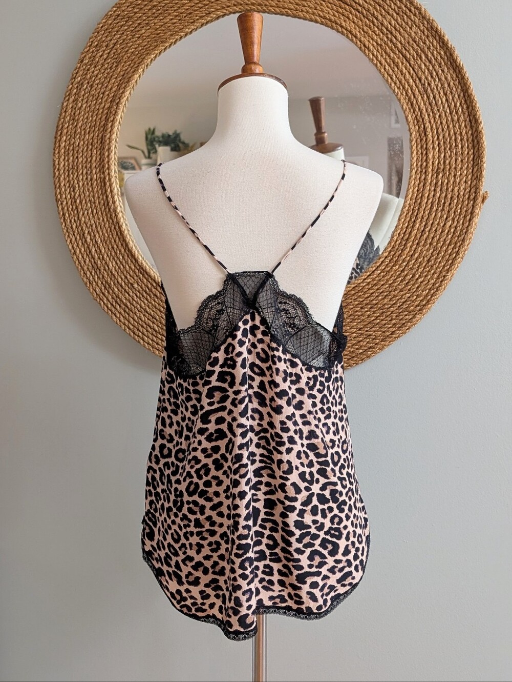 Zadig & Voltaire Christy Leopard And Lace Cami - Picture 4 of 6